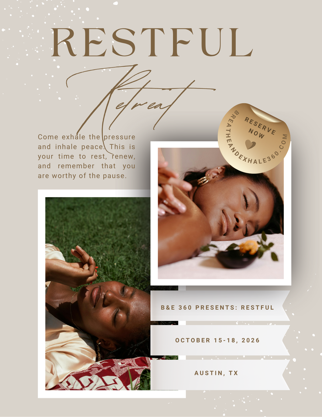 Restful Self-Care Retreat